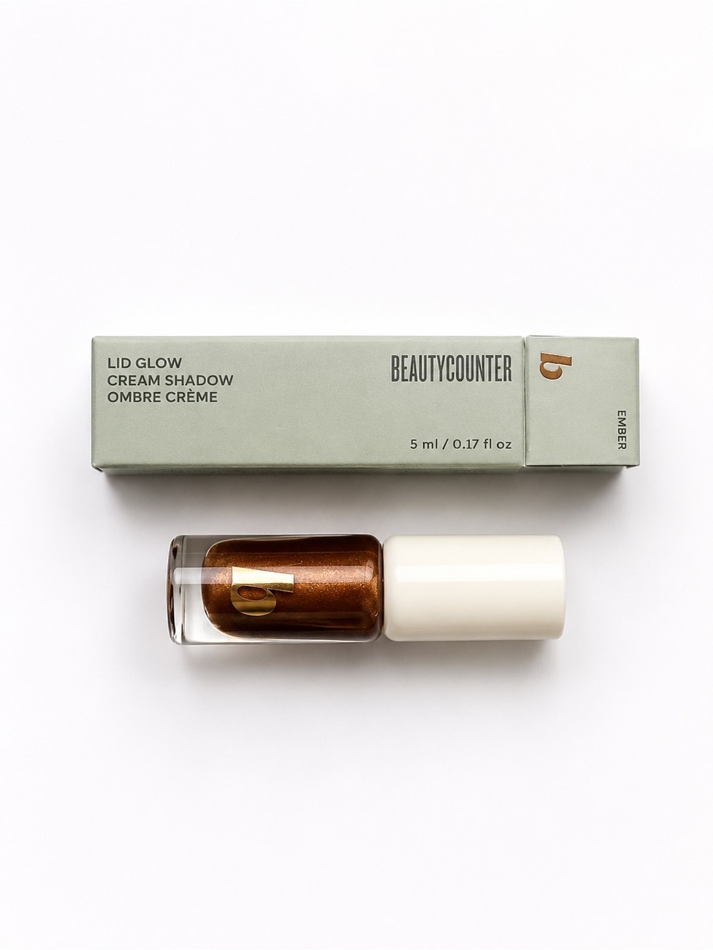 Beautycounter Lid Glow Cream Shadow Ember NIB Discontinued